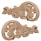 Ekena Millwork 9 3/4"W x 4 3/4"H x 3/4"D (Each Side) Medium Springtime Scrolls (Pair), Cherry PR ONL09X04X01SPCH - alternate 1